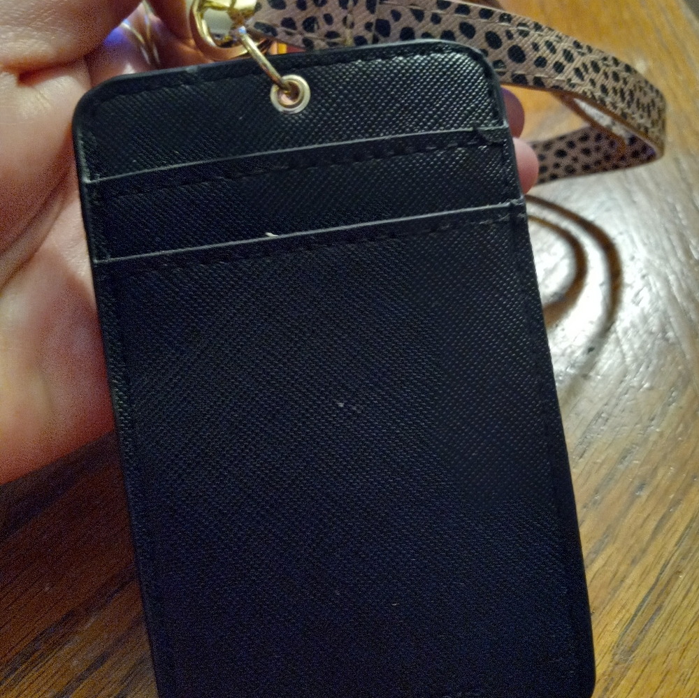 ID card holder Leppard design
